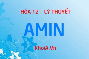 Amin là gì? Tính chất vật lý, Tính chất hóa học của Amin khái niệm và phân loại Amin - Hóa 12 bài 9